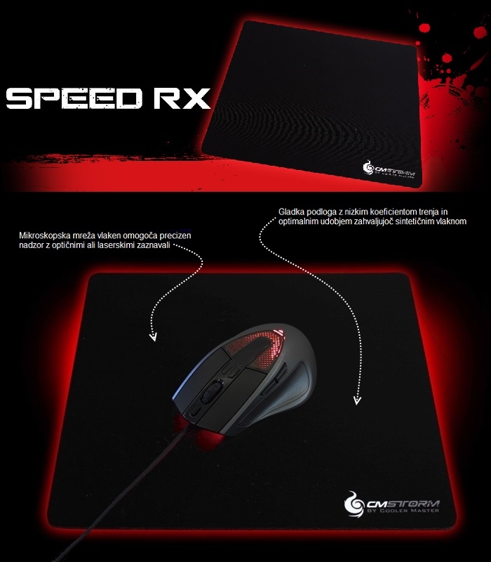cooler master storm speed rx large podloga za miš cooler master storm speed rx large podloga za miš