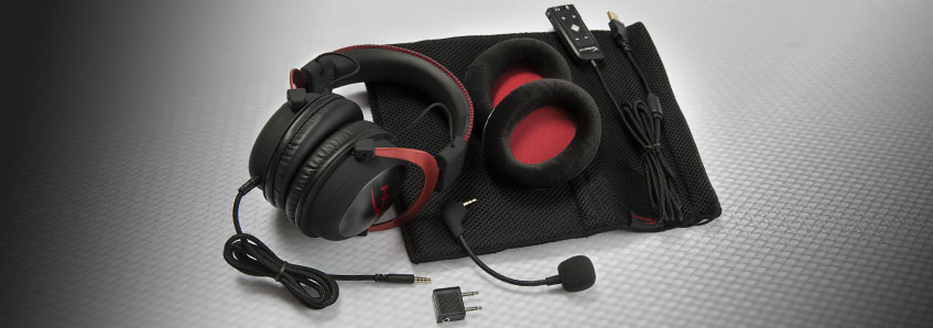 kingston hyperx cloud gaming slušalke bundle