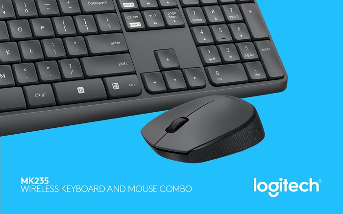 logitech mk235 tipkovnica miš