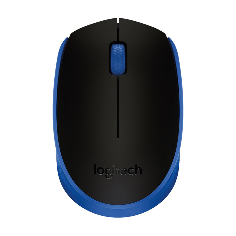 LOGITECH M171 brezžična modra optična miška