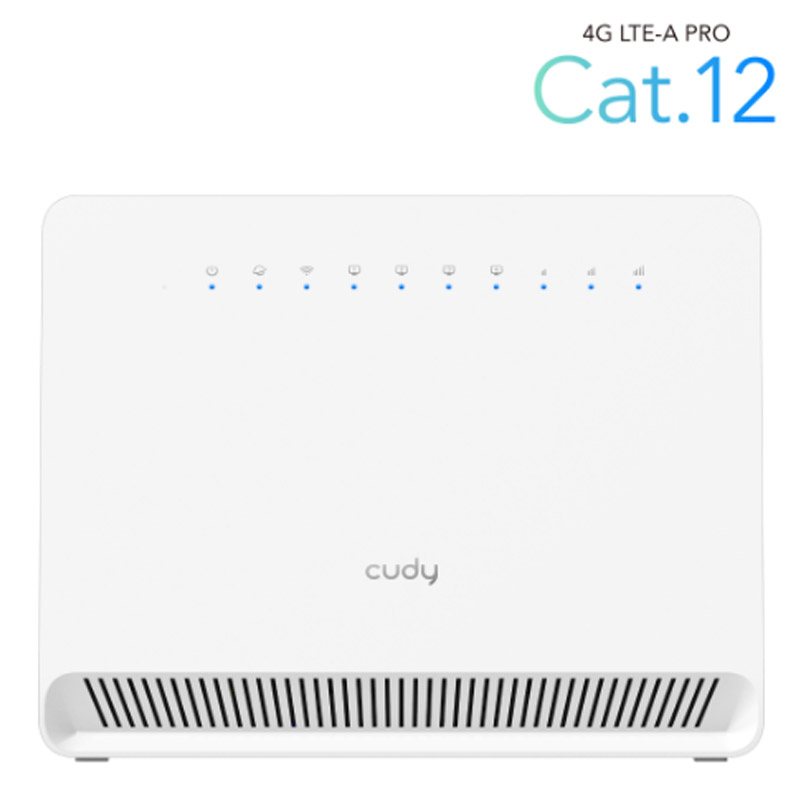 CUDY LT15V 4G LTE Cat 12 AX3000 Gigabit + VoLTE/VoIP Dual Band brezžični WiFi6  usmerjevalnik / router