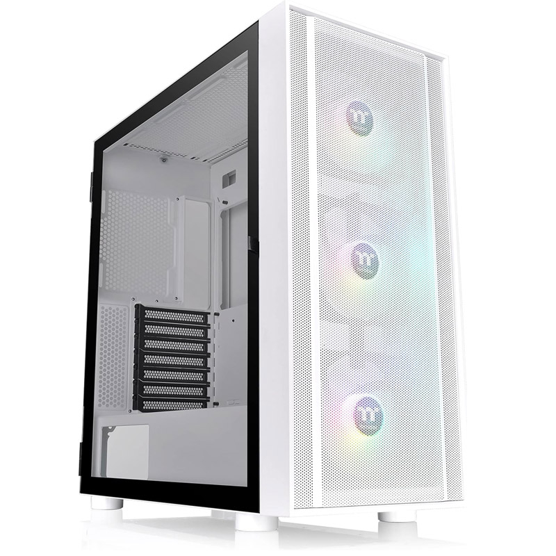 THERMALTAKE H570 TG ARGB Snow Mid-ATX okno belo ohišje