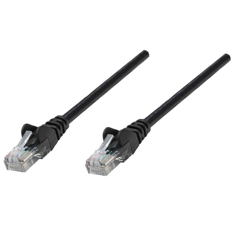 INTELLINET CAT6 UTP 2m črn mrežni priključni patch kabel