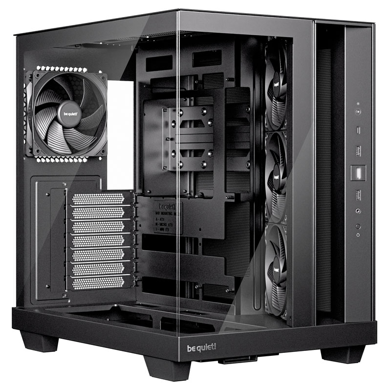 BE QUIET! Light Base 500 (BGW83) midi-ATX okno črno ohišje