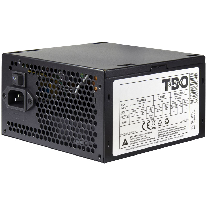 INTER-TECH SL-700 Plus TBO 700W ATX napajalnik - bulk pakiranje
