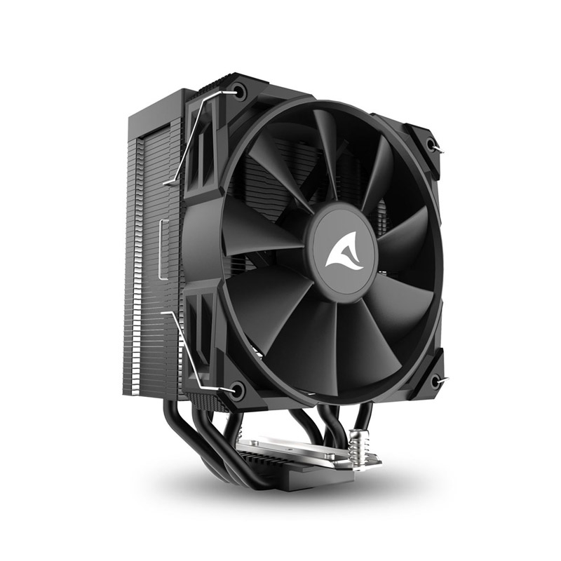 SHARKOON CPU A40 BLACK AIR COOLER 120mm PWM 220W procesorski hladilnik