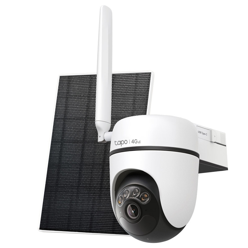 TP-LINK Tapo C615G KIT LTE 2K 3MP zunanja brezžična baterijska solarni panel bela nadzorna kamera