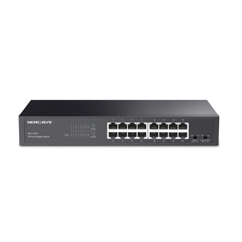 MERCUSYS MS116GS 16-port Gigabit RJ45 mrežno stikalo switch