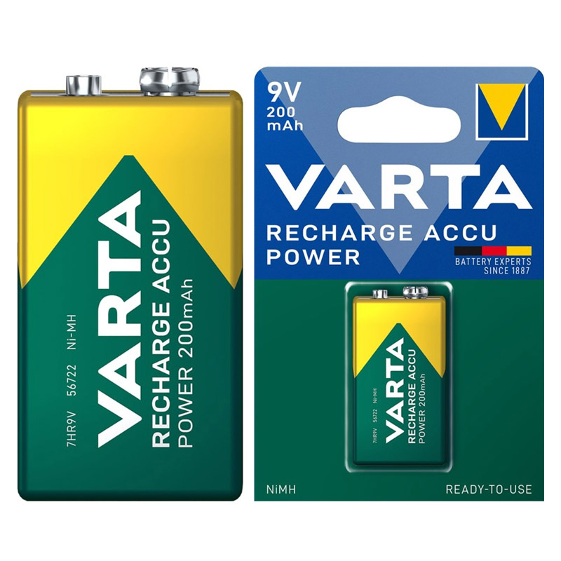 VARTA 9V Block/6HR61 (44036) polnilna baterija