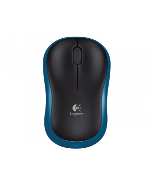 LOGITECH M185 brezžična optična modra miška