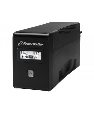 POWERWALKER VI 850 LCD Line Interactive 850VA 480W UPS brezprekinitveno napajanje