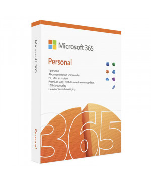 MICROSOFT 365 Personal slovenski FPP 32/64 bit enoletna naročnina