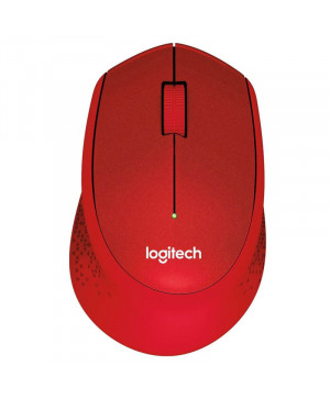 LOGITECH M330 Silent PLUS brezžična optična rdeča miška