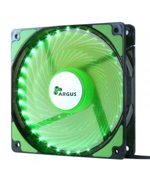 INTER-TECH Argus L-12025 GR zelen LED 120mm ventilator