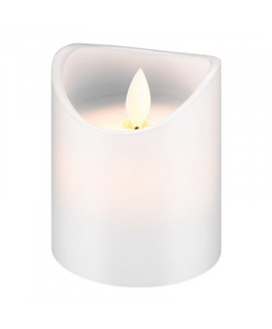 GOOBAY LED bela namizna sveča 7,5x10cm