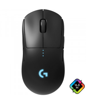 LOGITECH G PRO HERO senzor črna RGB brezžična gaming miška