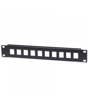 INTELLINET 10'' 1U 10-port črn slepi patch panel