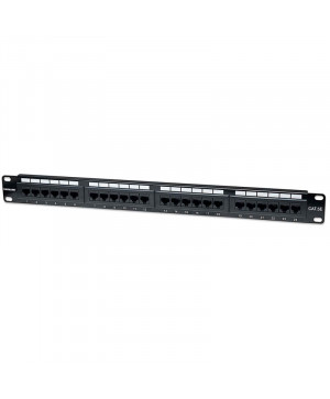 INTELLINET 1U 24-port UTP Cat5e črn patch panel