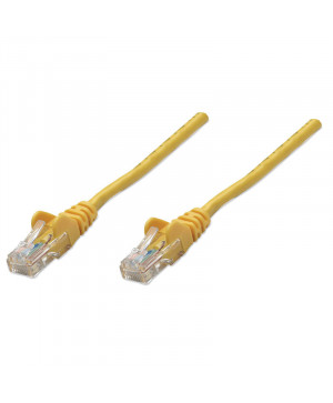 INTELLINET CAT5e UTP 1m rumen mrežni priključni patch kabel