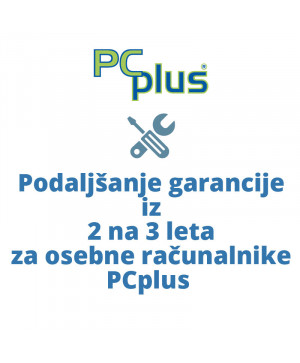 PCPLUS podaljšanje garancije iz 2 na 3 leta za PCplus DREAM in GAMER računalnike