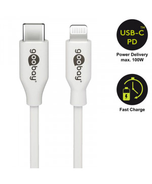 GOOBAY USB-C (M)/ USB-C (M) 1m 100W PD napajalni in sync kabel