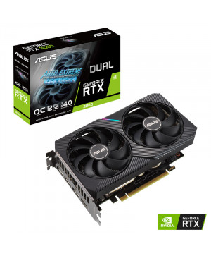 ASUS Dual GeForce RTX 3060 V2 OC 12GB GDDR6 (90YV0GB2-M0NA10) RGB gaming grafična kartica