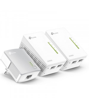 TP-LINK TL-WPA4220KIT AV600 300Mbps brezžični 3-pack powerline starter kit adapter