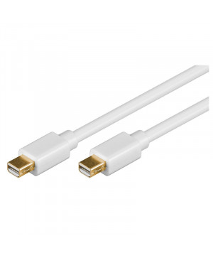 GOOBAY Mini DisplayPort (M) 1.2 2m pozlačen bel kabel