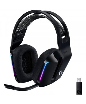 LOGITECH G733 LIGHTSPEED Wireless RGB Gaming z mikrofonom črne slušalke