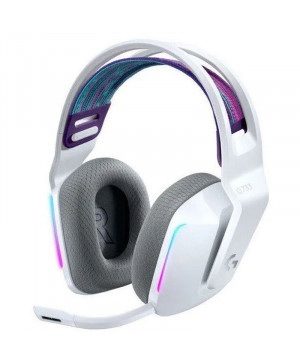 LOGITECH G733 LIGHTSPEED Wireless RGB Gaming z mikrofonom bele slušalke