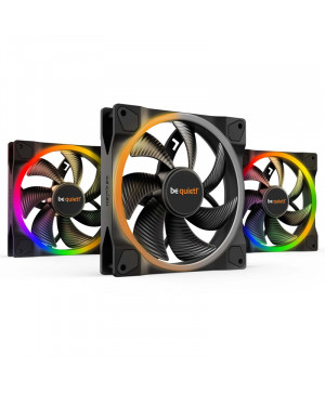 BE QUIET! LIGHT WINGS (BL078) triple pack RGB 140mm 4-pin PWM ventilator