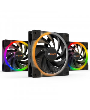 BE QUIET! LIGHT WINGS high-speed (BL077) Triple-Pack RGB 120mm 4-pin PWM ventilator