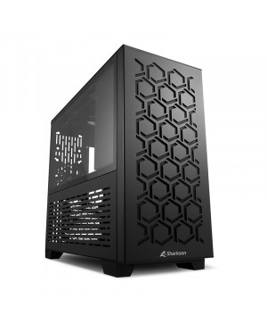 SHARKOON MS-Y1000 mATX okno gaming črno ohišje