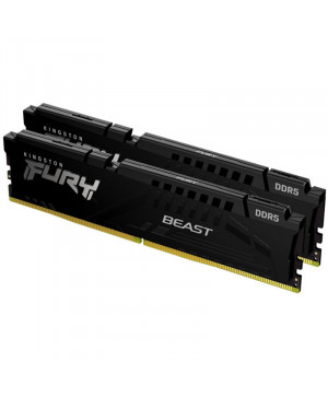 KINGSTON Fury Beast 64GB (2x32GB) 5600MT/s DDR5 CL40 XMP KF556C40BBK2-64 ram pomnilnik