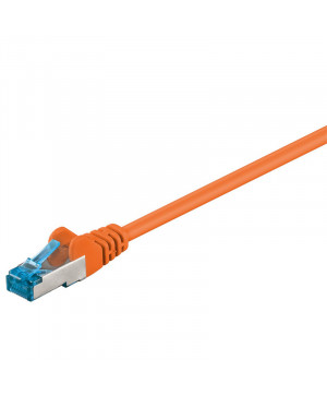 GOOBAY S/FTP CAT 6A patch 1 m oranžni mrežni povezovalni kabel