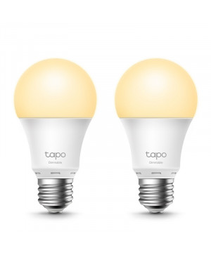 TP-LINK Tapo L510E (2-pack) 2700K Smart Wi-Fi bela pametna zatemnilna žarnica