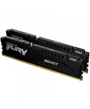 KINGSTON Fury Beast 64GB (2x32GB) 6400MT/s DDR5 CL32 XMP KF564C32BBEK2-64 ram pomnilnik