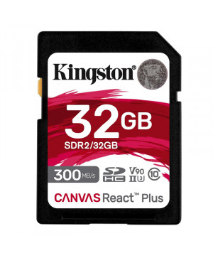 KINGSTON Canvas React Plus SD 256GB Class10 UHS-II (SDR2/256GB) spominska kartica