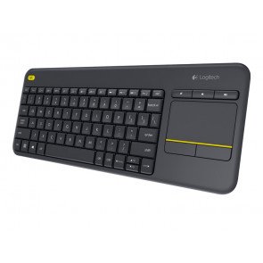 LOGITECH K400 PLUS brezžična touch črna slovenska tipkovnica