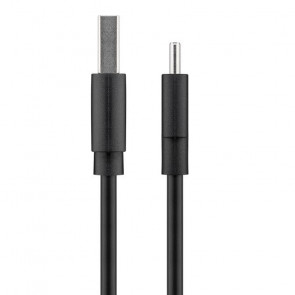 GOOBAY USB-C 3m črn polnilni in sync kabel