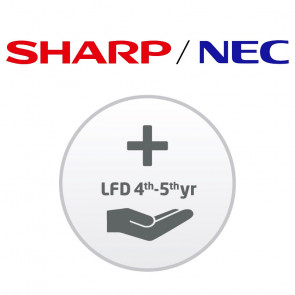 NEC podaljšanje garancije na 5 let za informacijske zaslone LFD Group 7

