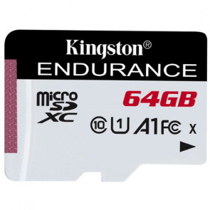 KINGSTON High Endurance microSD 64GB Class 10 UHS-I U3 (SDCE/64GB) spominska kartica
