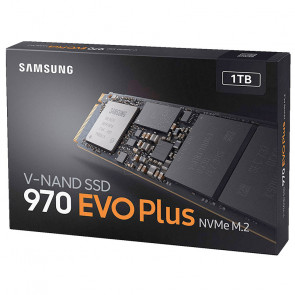 SAMSUNG 970 EVO Plus 1TB M.2 PCIe 3.0 NVMe 1.3 (MZ-V7S1T0BW) SSD