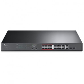 TP-LINK TL-SL1218MP 16-Port 10/100 2-port gigabit 16xPoE+ 250W 2xSFP rack mrežno stikalo-switch