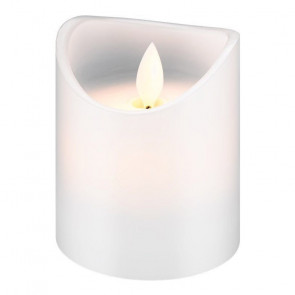 GOOBAY LED bela namizna sveča 7,5x10cm