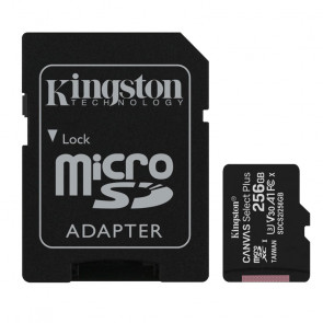 KINGSTON Canvas Select Plus microSD 256GB Class10 UHS-I adapter (SDCS2/256GB) spominska kartica