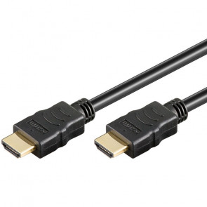 GOOBAY High Speed HDMI (M/M) 2.0 4K 60Hz 15m z Ethernet pozlačen črn kabel