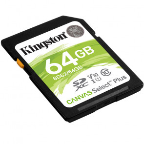 KINGSTON Canvas Select Plus SD 64GB Class10 UHS-I FullHD 1080p 4K (SDS2/64GB) spominska kartica