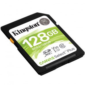 KINGSTON Canvas Select Plus SD 128GB Class10 UHS-I FullHD 1080p 4K (SDS2/128GB) spominska kartica