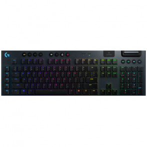 LOGITECH G915 LIGHTSPEED GL Clicky brezžična RGB mehanska gaming slo črna tipkovnica